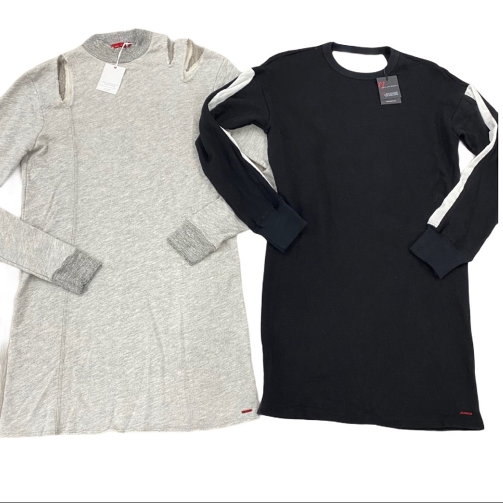 NWT N:Philanthropy Kyra Sweatshirt Dress, Grey - Picture 11 of 13